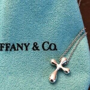 Tiffany & Co. Elsa Peretti Sterling Silver Cross